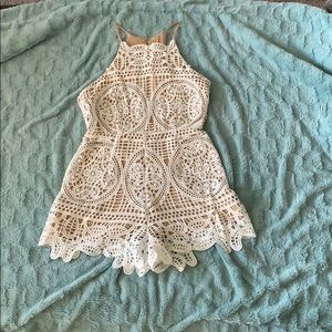 Lace romper